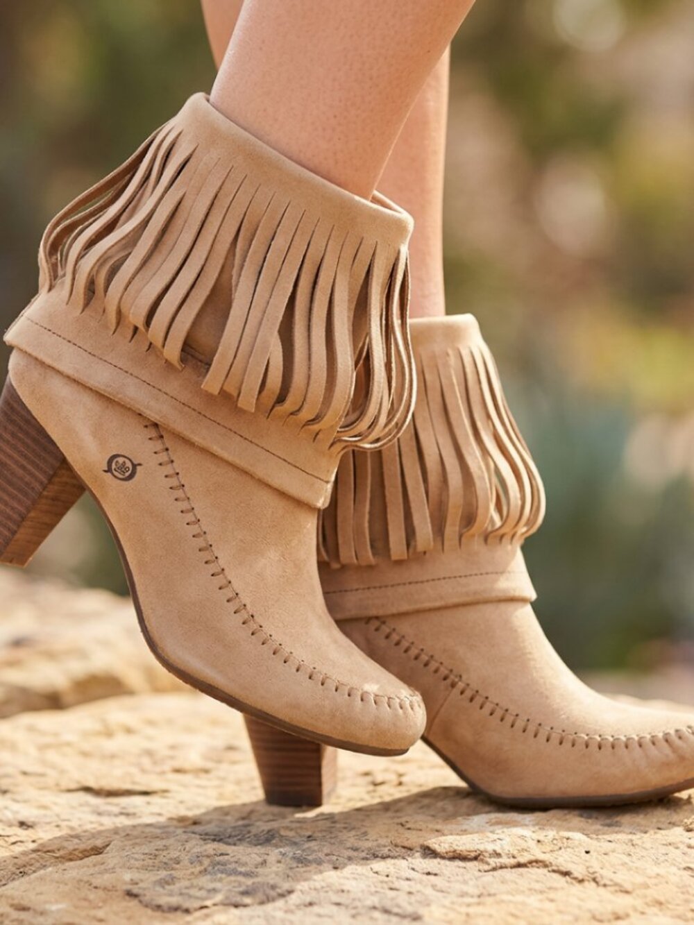 Born Banbury fringe moc mid calf boots - Picture 16 of 16